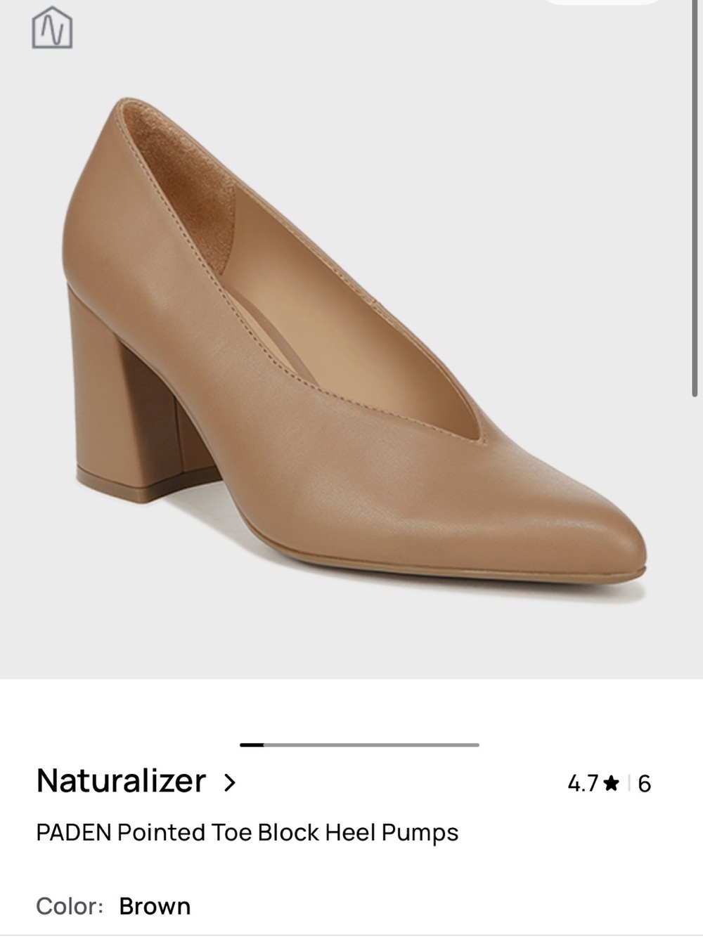 Naturalizer Paden size 8 nude beige heels